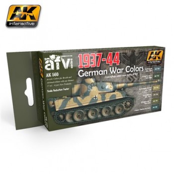 AK INTERACTIVE COLORS 1937-1944 GERMAN COLORS SET AK560